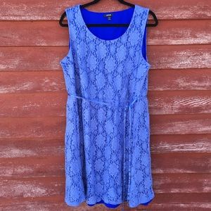 APT. 9 blue flower lace dress